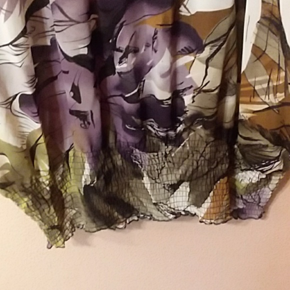 Multicolored cinch waist top - Picture 2 of 2